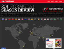 Tablet Screenshot of f12011review.autosport.com