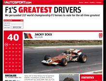Tablet Screenshot of f1greatestdrivers.autosport.com