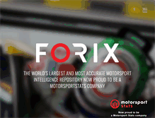 Tablet Screenshot of forix.autosport.com